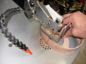 Cleaning up with the scroll saw