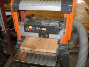 Planing down the hemlock