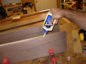 Cut, planed, & applying the glue