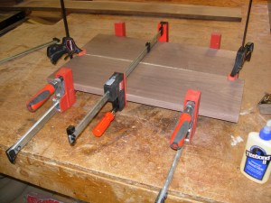 Clamped and drying
