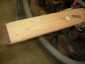My adjustable planing sled