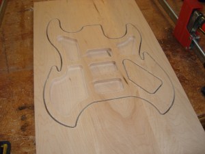 Front side of the bottom half