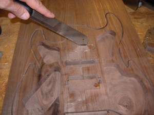 Cutting all of the tabs