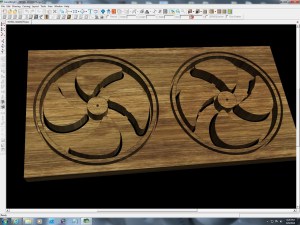 mirrored wheel halves in the carver software