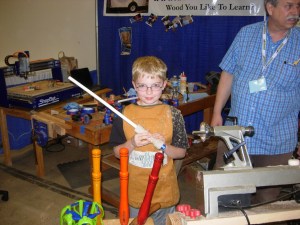 Adam needed a light saber for his brother...