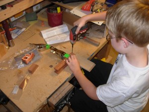 Clamping and drilling the body