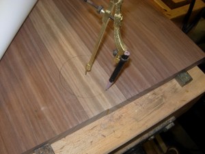 Drawing the round pocket