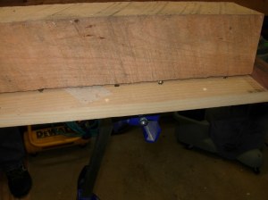 Adjusted screws to make up the difference