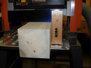 Planing the other sides down square and parallel