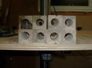 Blanks all drilled