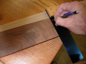 Mark all your section lines before cutting