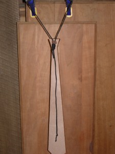 I used a noose for the adjustable string