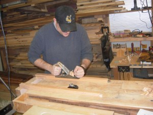 The smoothing plane works much better