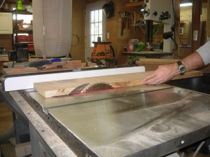 Using my table saw as a jointer