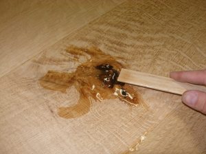 Filling voids with epoxy