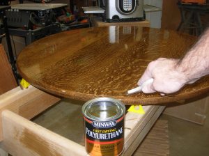 Applying the third coat