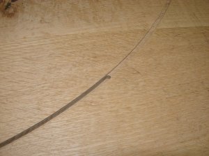 Bit lowered and second pass started