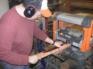 Planing drawer pieces to final size