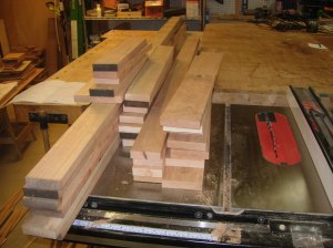 Cut and ready for planing