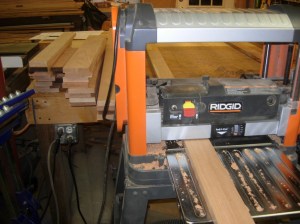 Planing everything to 3/4" thick