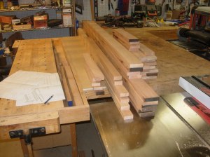 All the wood has been milled