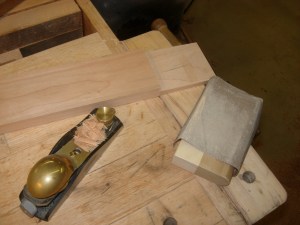 Planing and sanding tenons