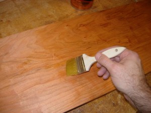 Applying the second coat