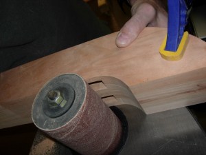 Sanding all four together