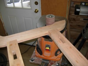 Cleaning up the glue squeeze-out