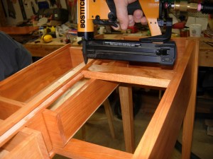 Locating the guide rails