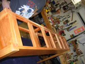 Cross-bars installed