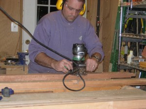 Rounding the edges of the lower rails