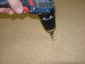 Counter-sinking the middle of the board