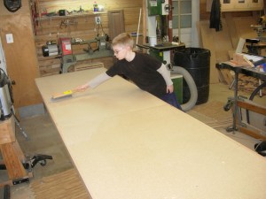 Cleaning the surface