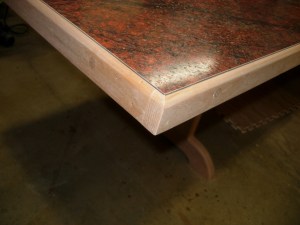 Shim planed and sanded