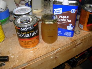 Mixing up wipe-on poly