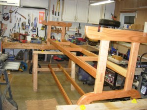 Fourth and final coat applied to the base