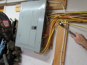 Stapling down the wire