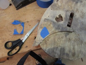 Apply the pattern to a matching piece of wood