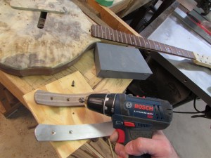 Drilling and counter-sinking the mounting holes