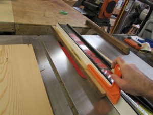 Ripping 1/2" wide strips