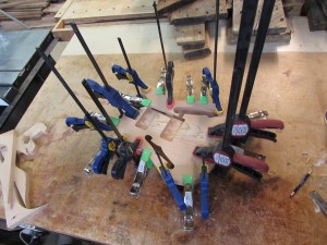 Clamping everywhere I can reach