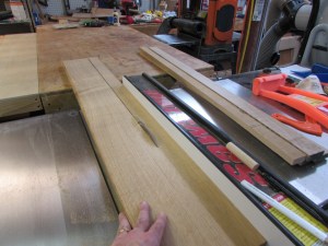 Ripping down the 2-1/8