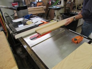 Ripping the stock to width