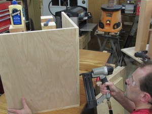 Nailing the sides together