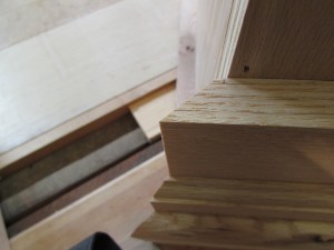 I cut the miters long and work back