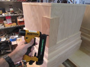 Pinning the corner in place