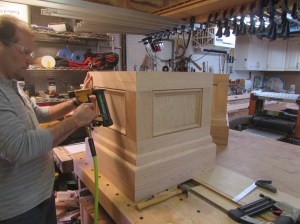 Attaching the rest of the trim