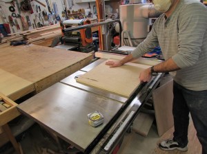 Trimming the tops down to size