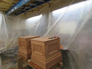 Spray booth set up in five minutes